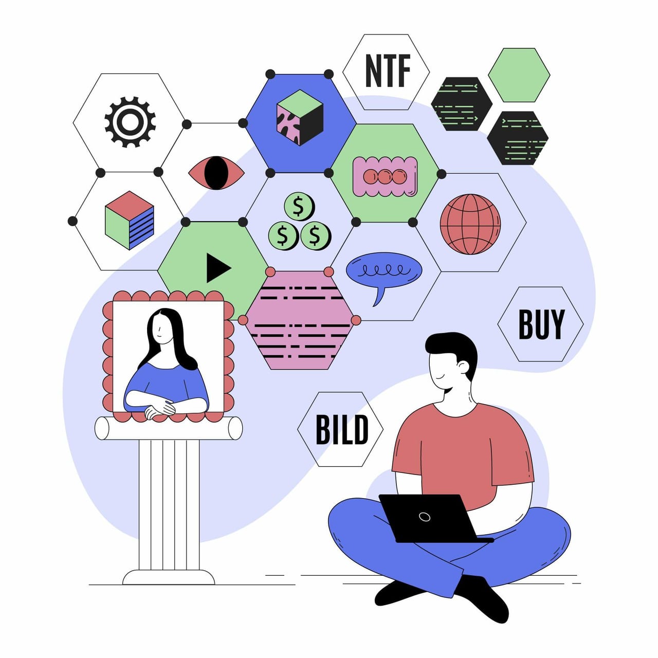 NFT Smart Contract provides proof of work and ownership