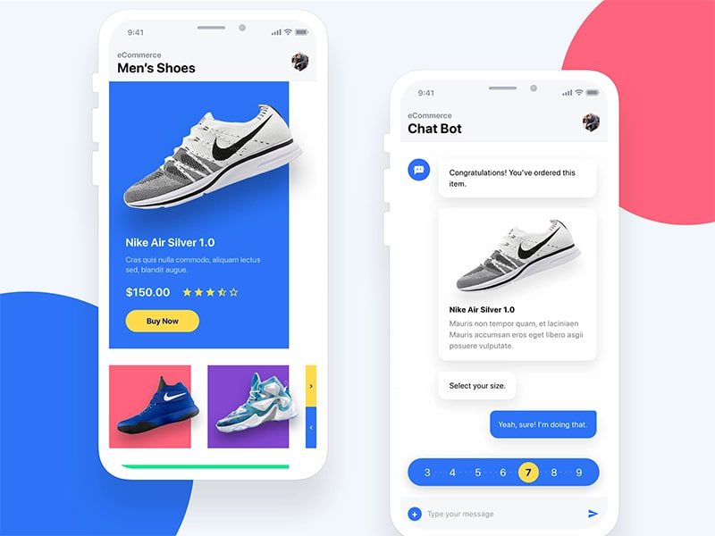 Let's take a look at Chatbot Development in eCommerce sector