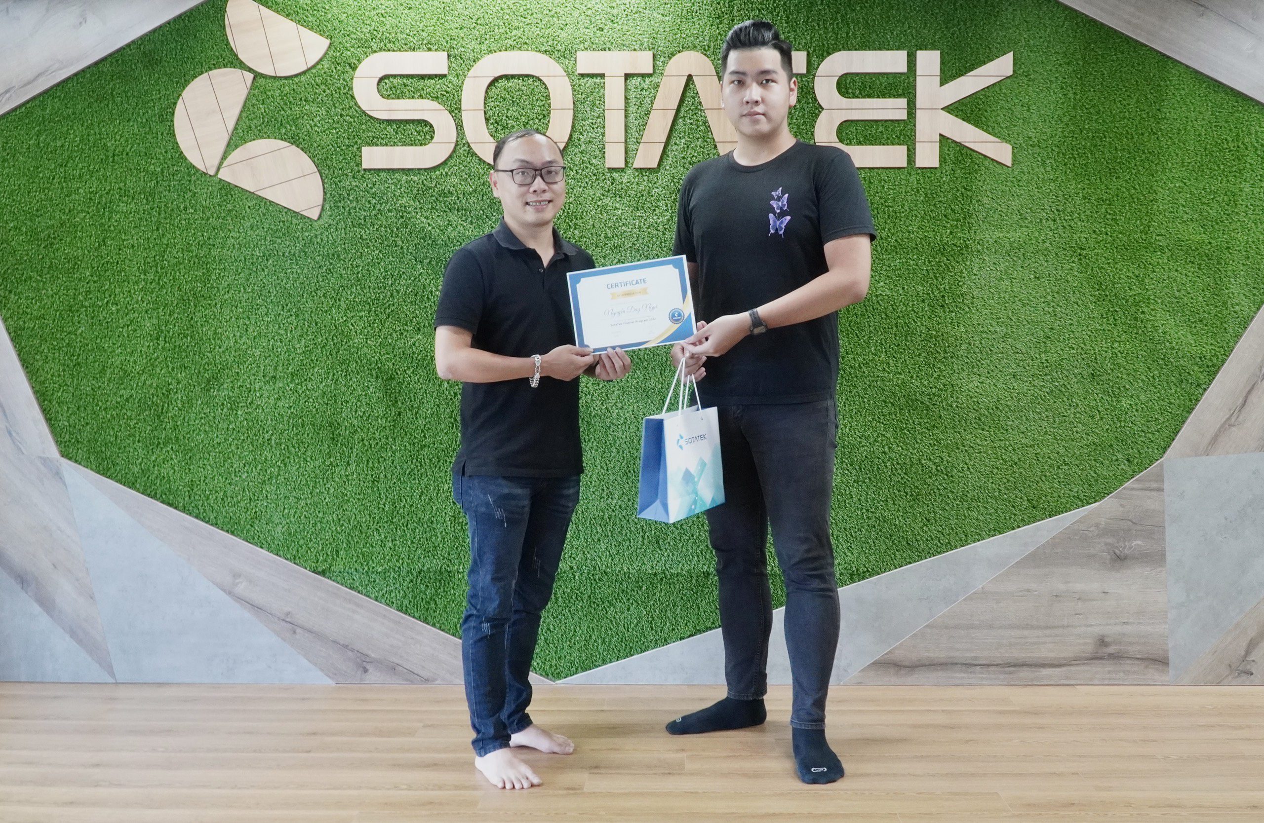 The graduation day of SotaTek Fresher Program K2