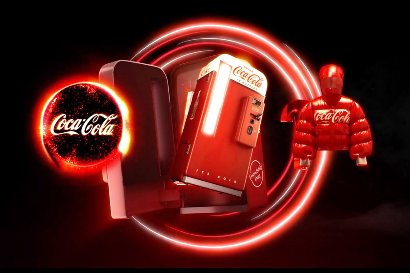 Coca-Cola NFT collectible (The Friendship Box)