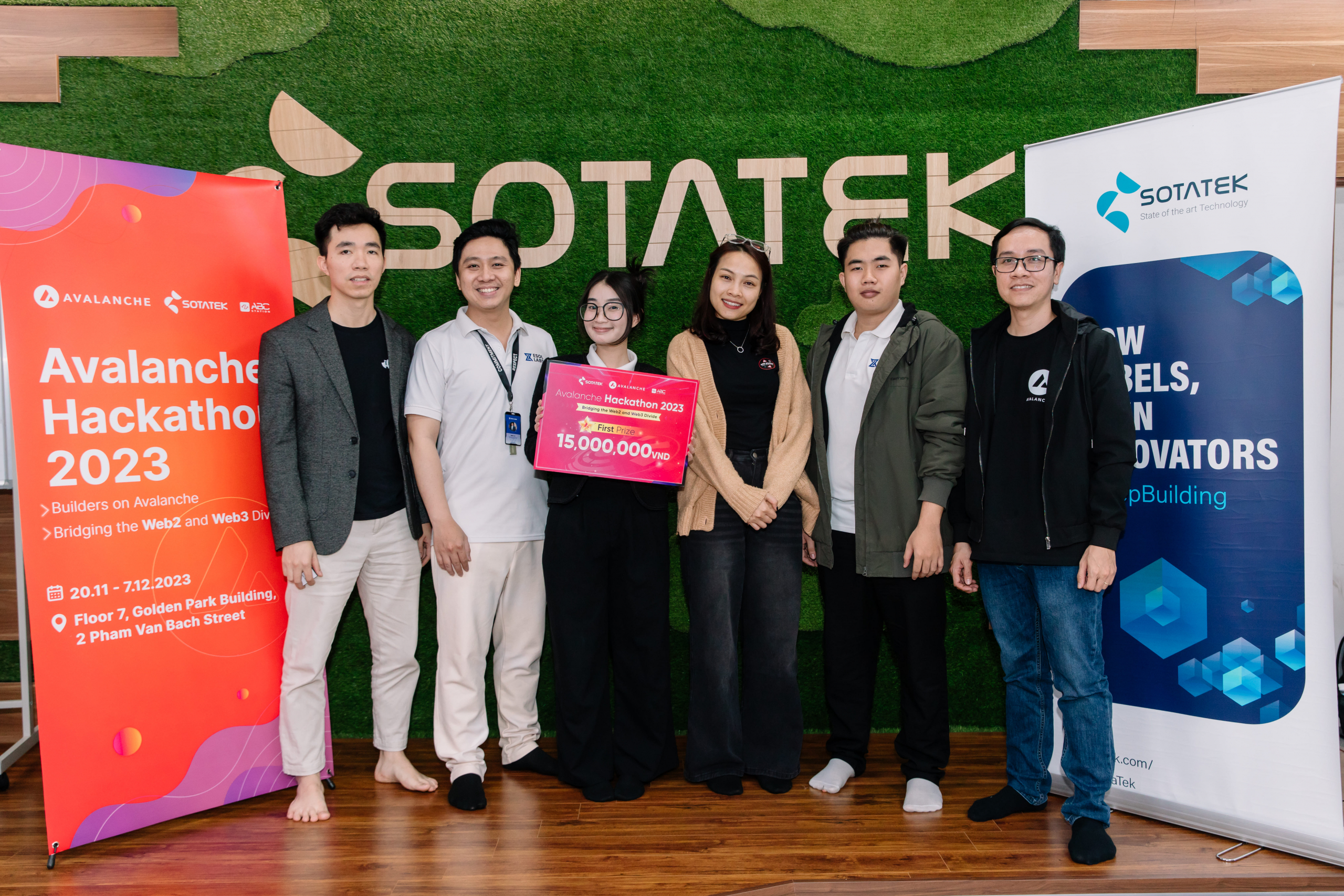 Winning team of SotaTek Avalanche 1