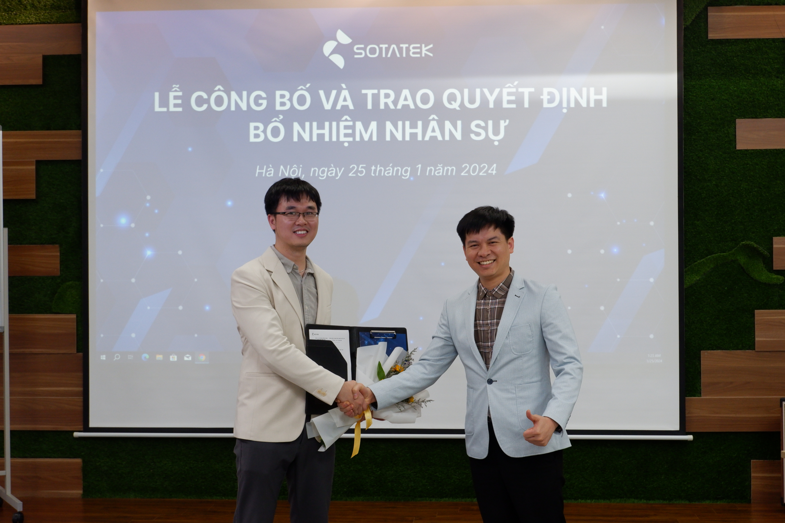 SotaTek ceremony to announce and award the appointment decision