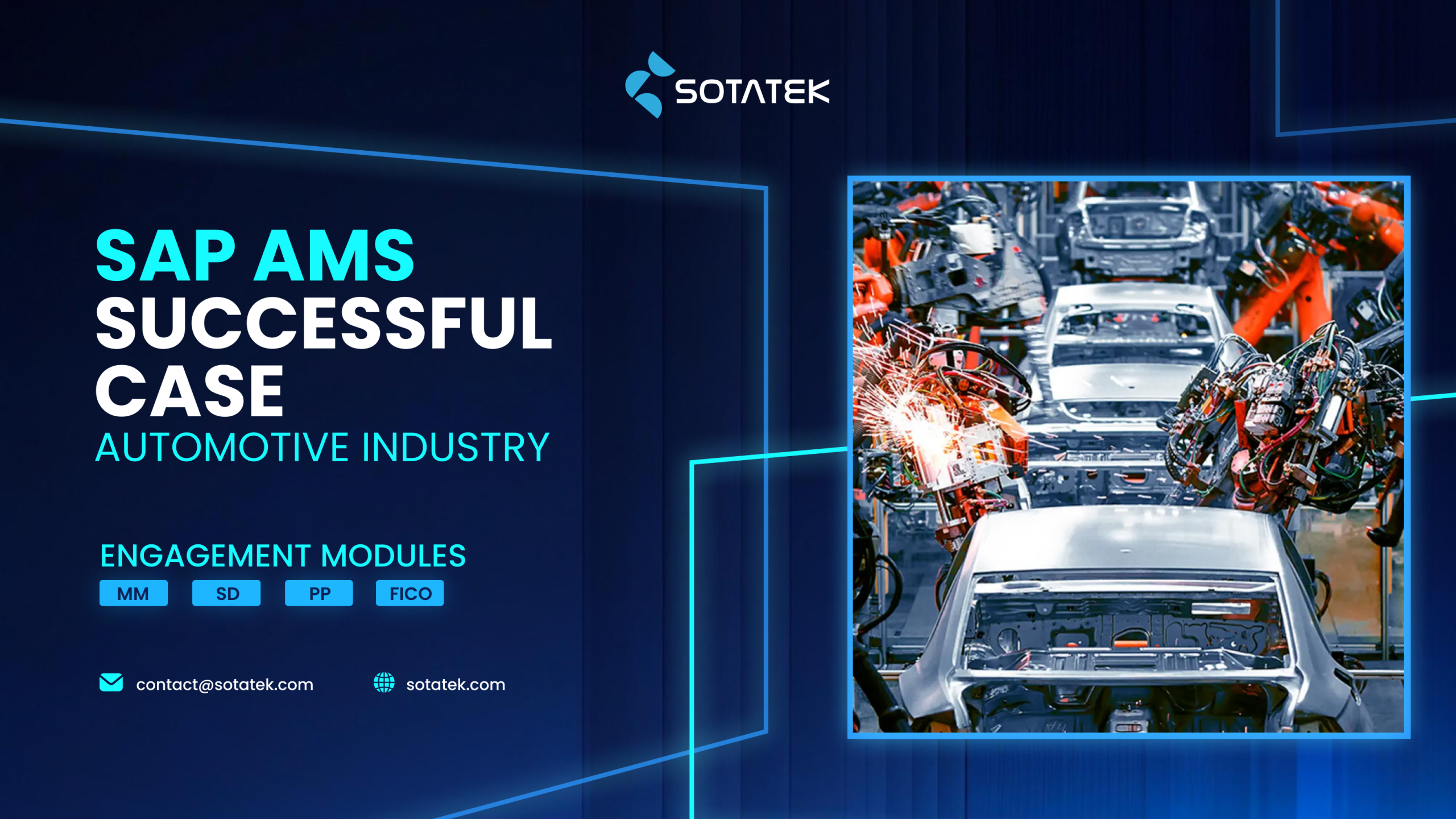 SAP AMS automotive industry successful case