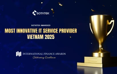 SotaTek Wins “Most Innovative IT Service Provider – Vietnam 2025” at International Finance Awards