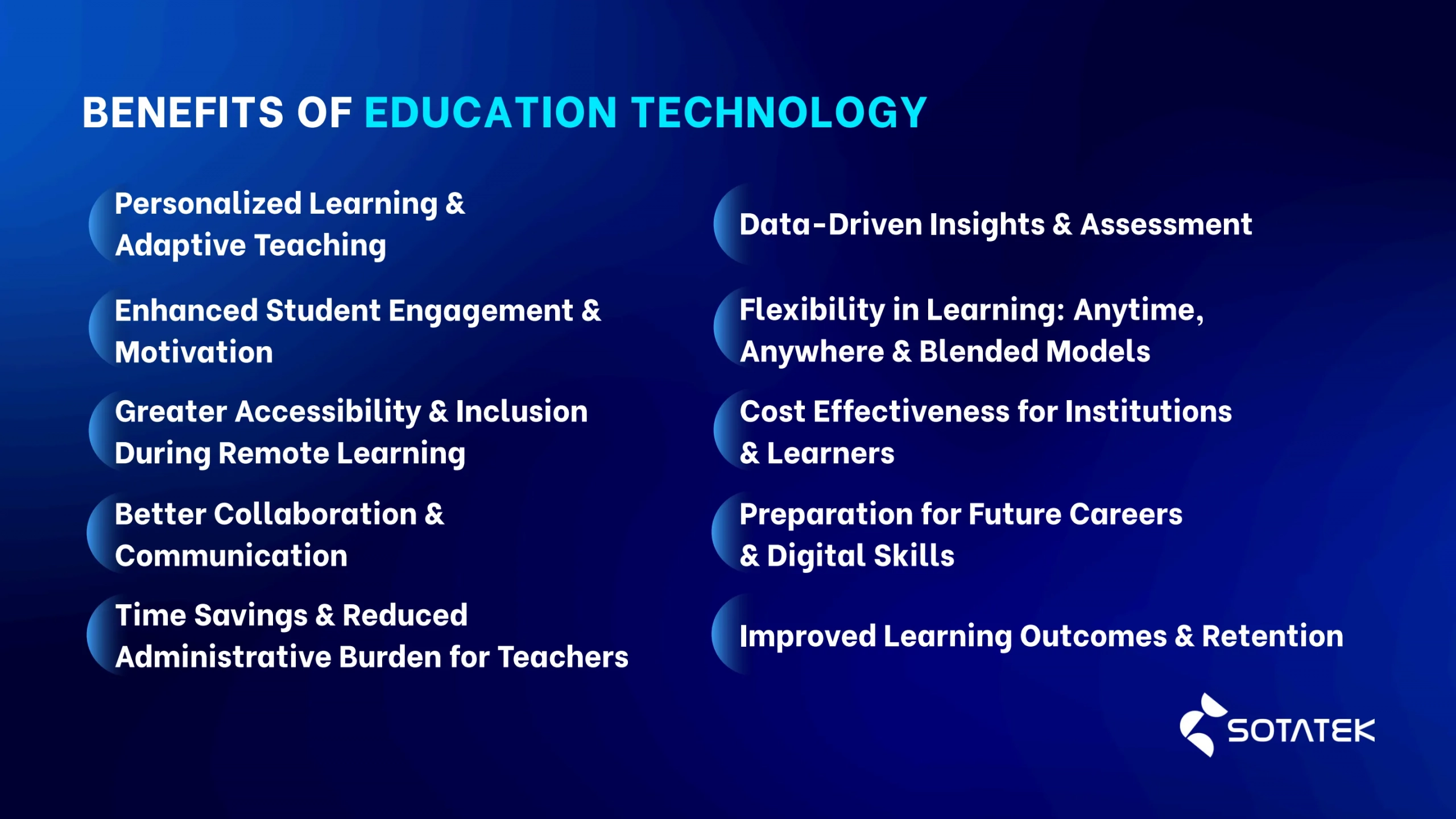 10 Benefits for Education Technology