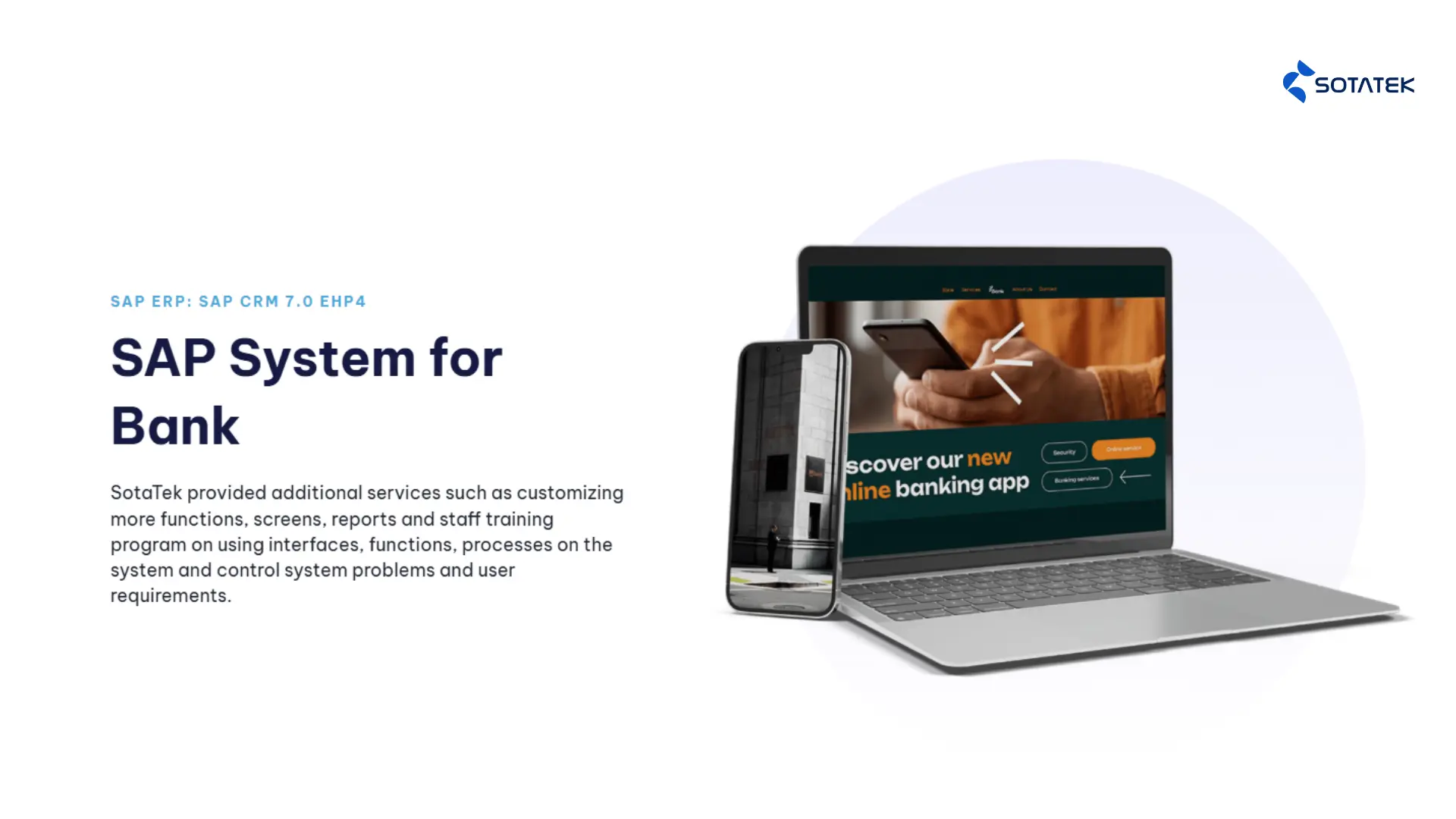 SAP Consulting Services Case Study for Bank