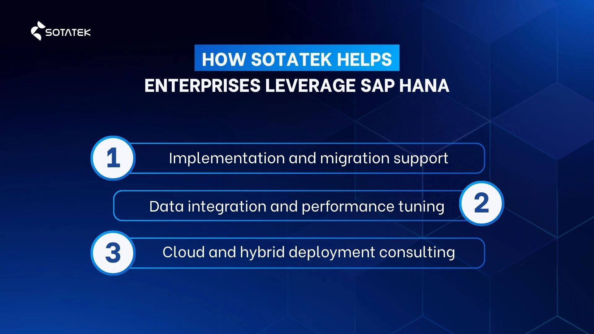 How SotaTek Helps Enterprises Leverage SAP HANA