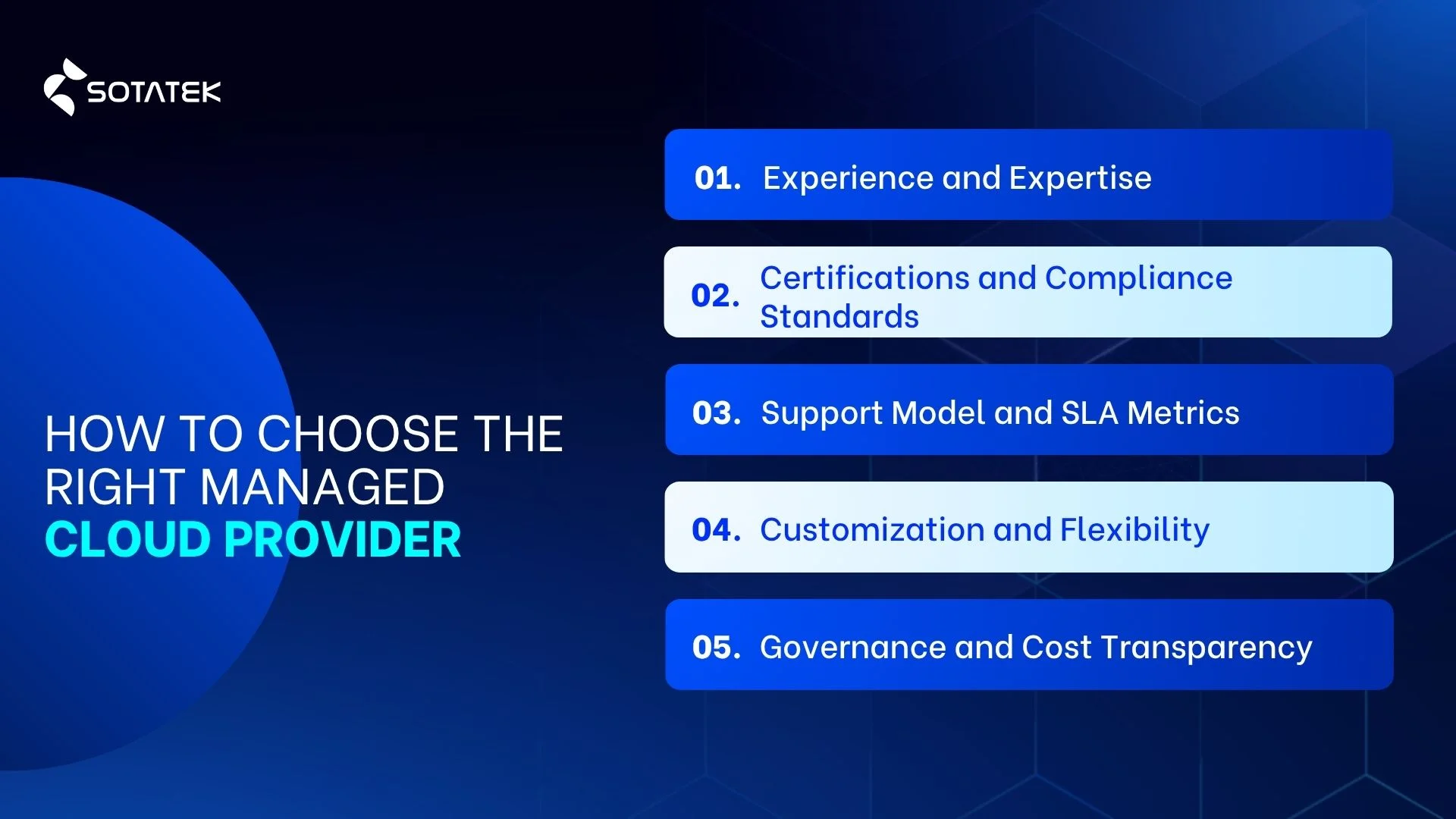 How to Choose the Right Managed Cloud Provider