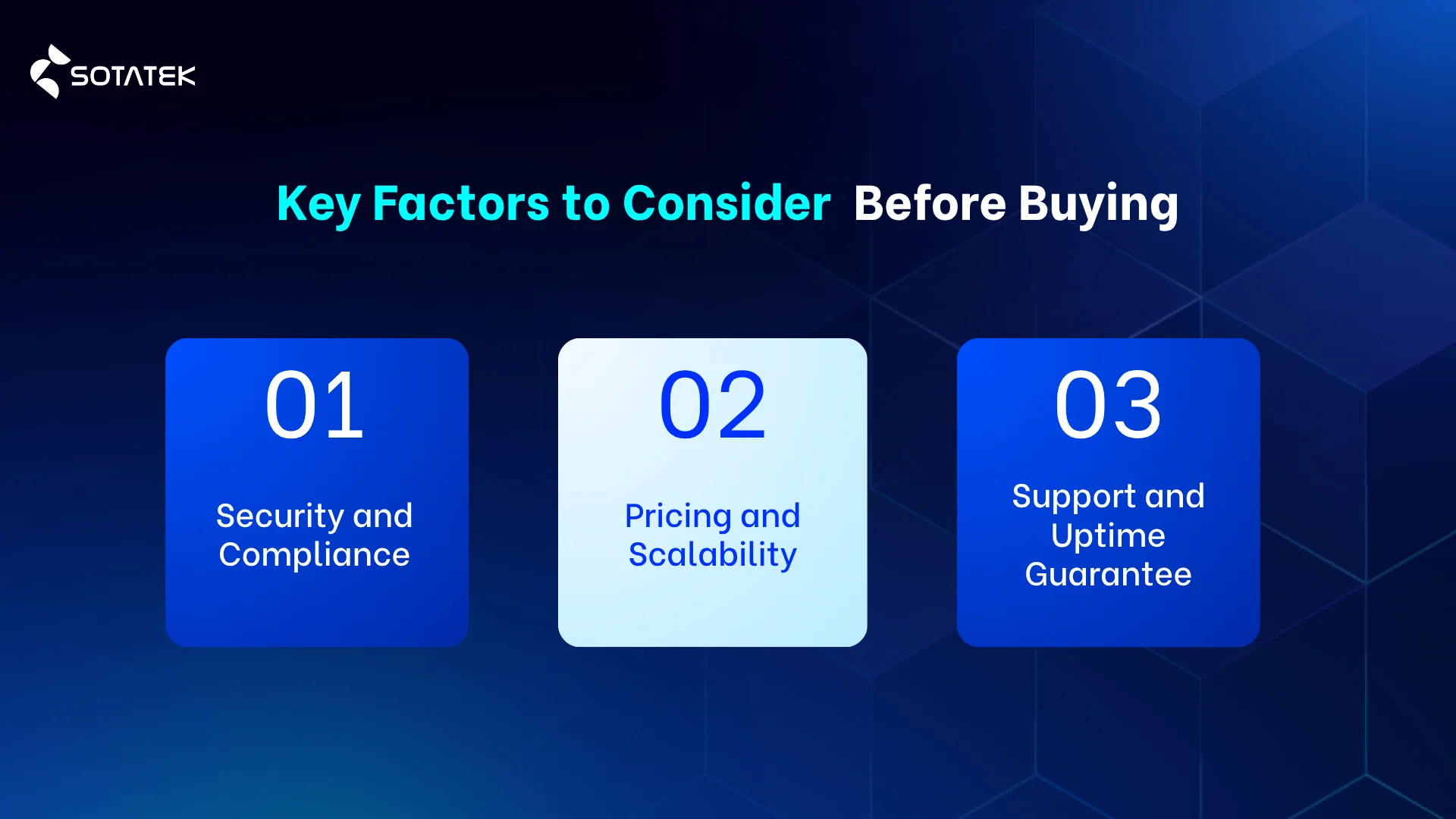 Key Factors to Consider Before Buying