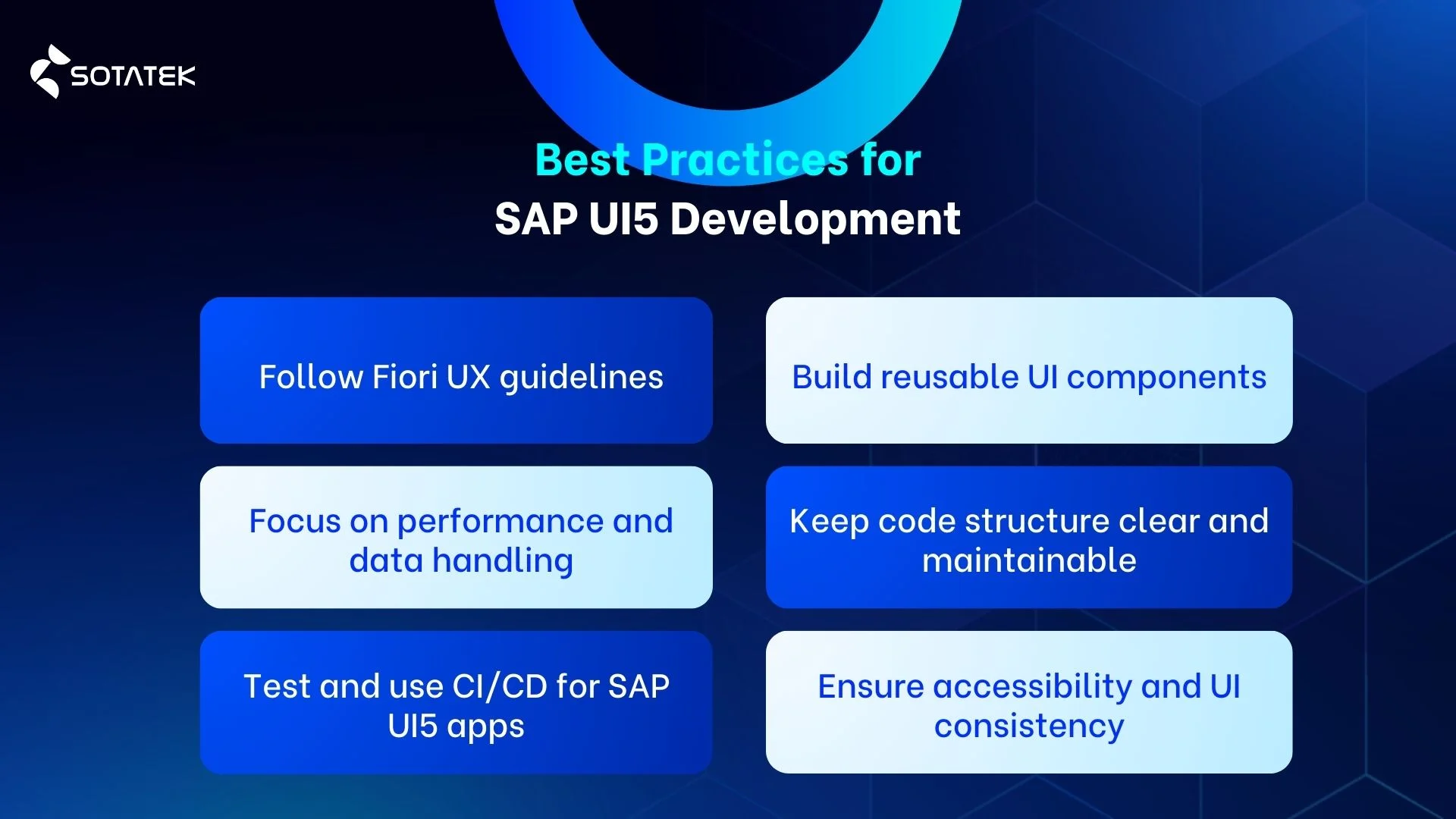 Best Practices for SAP UI5 Development