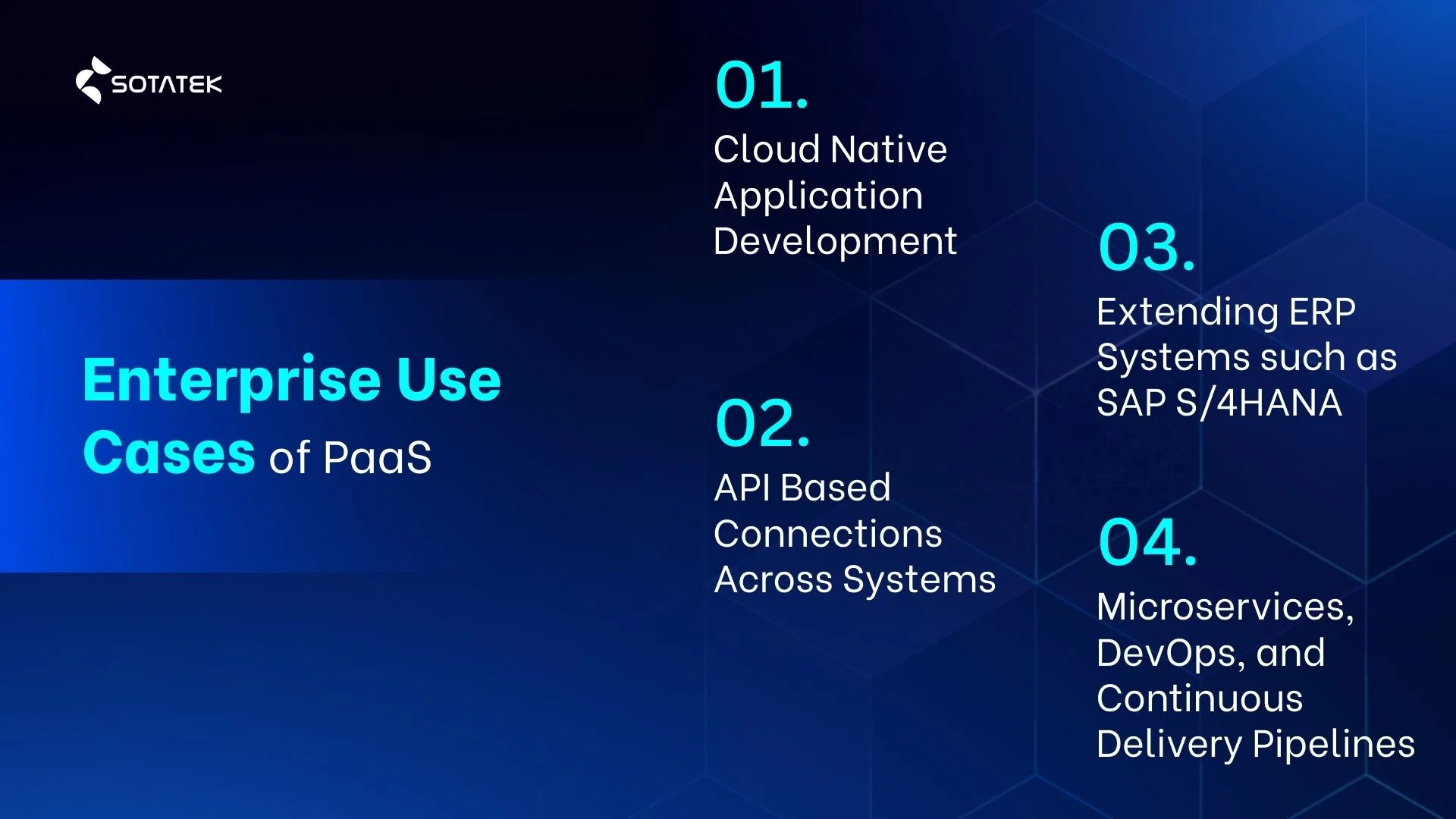 Enterprise Use Cases of platform as a Service