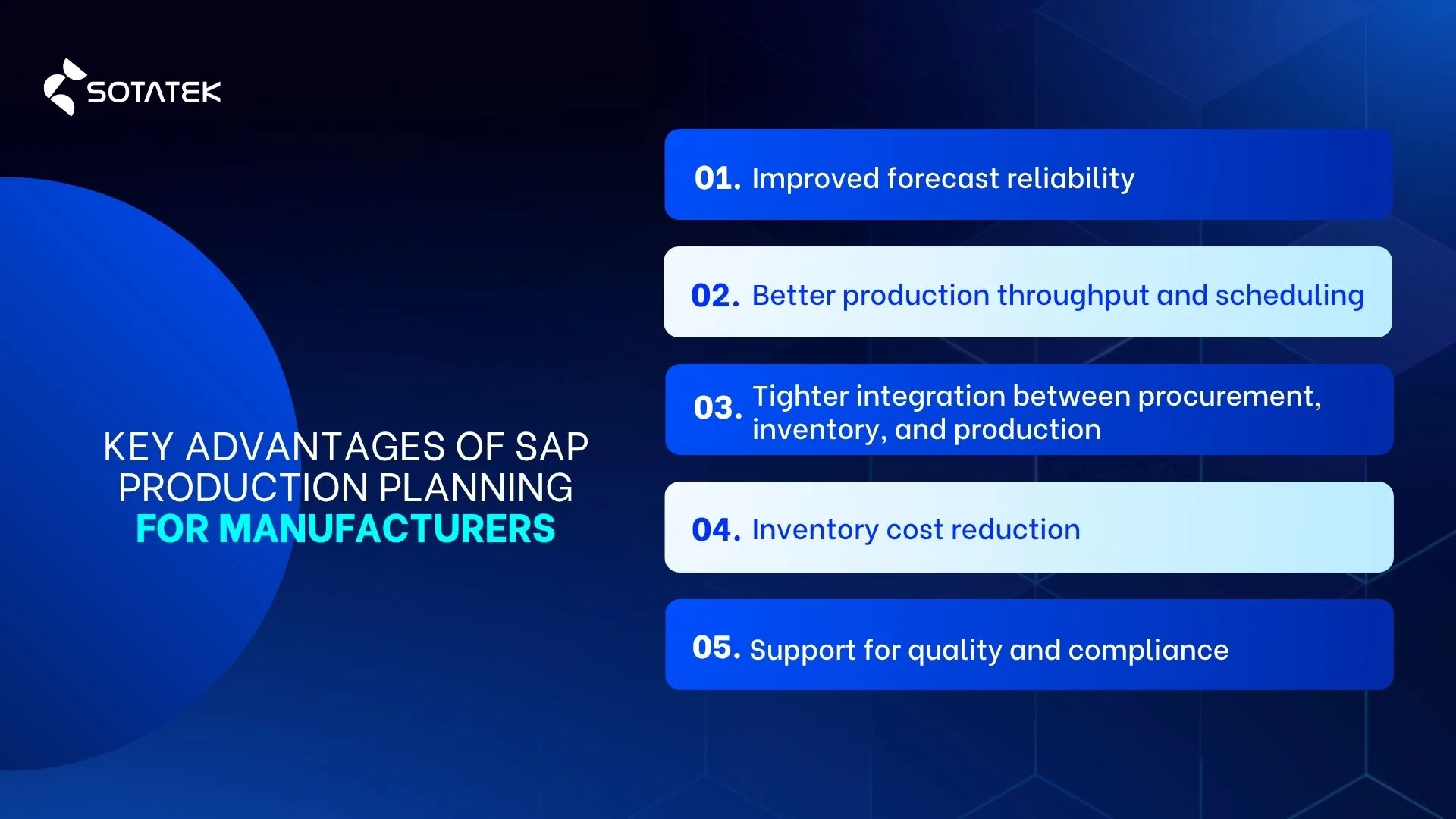 Key Advantages of SAP Production Planning for Manufacturers