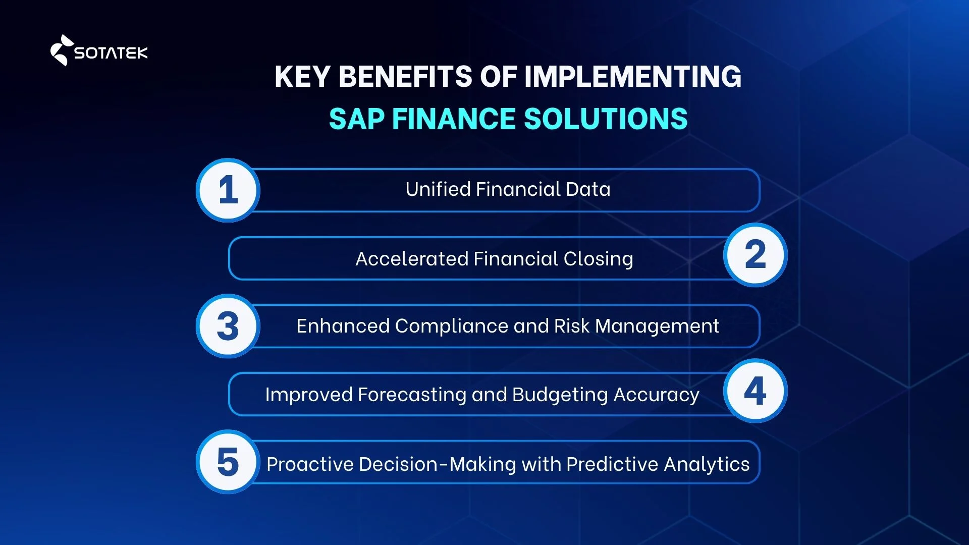 Key Benefits of Implementing SAP Finance Solutions