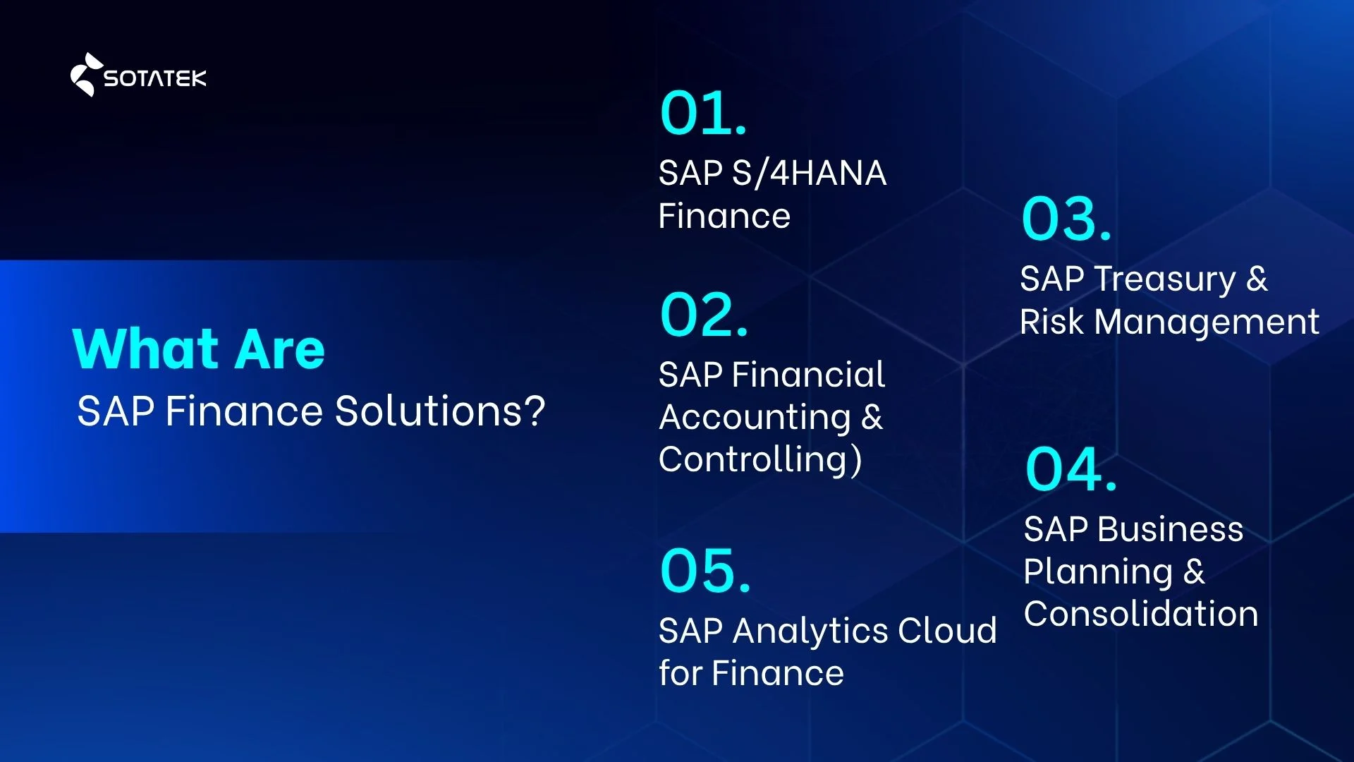 What Are SAP Finance Solutions?