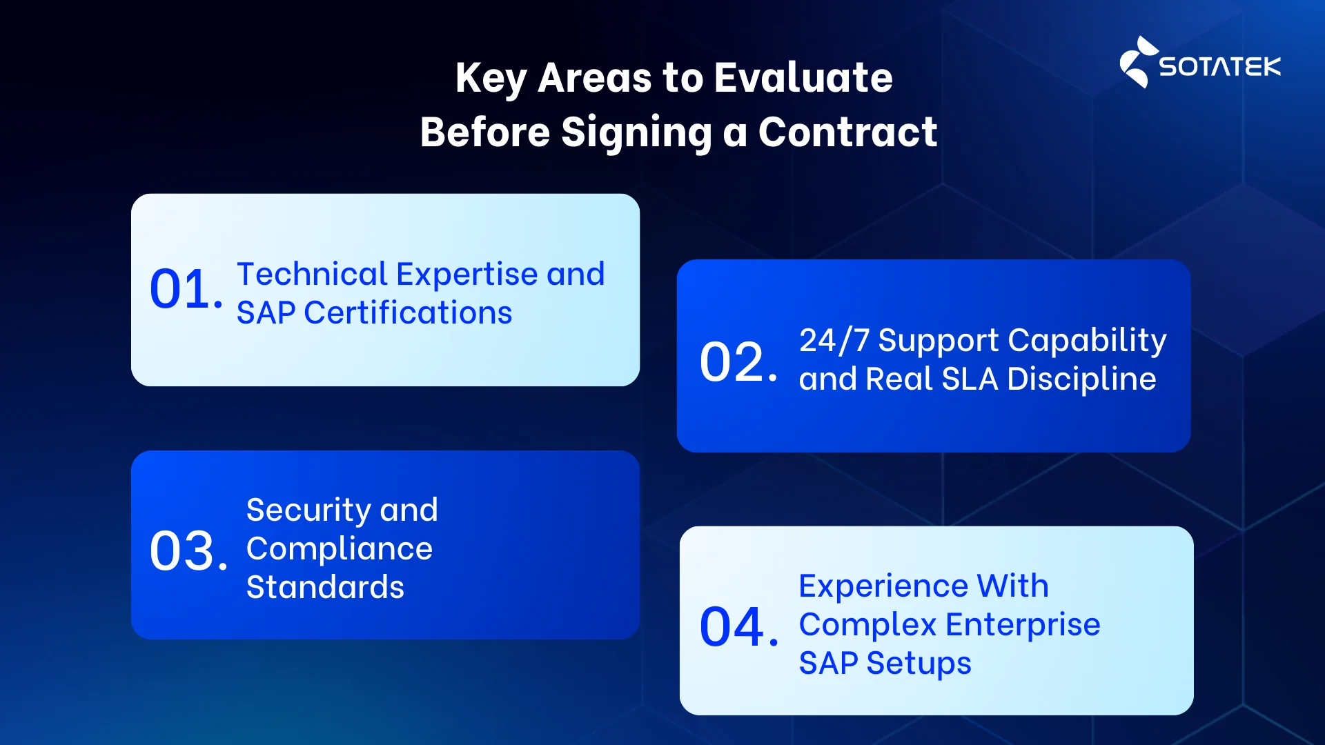 sap maintenance services